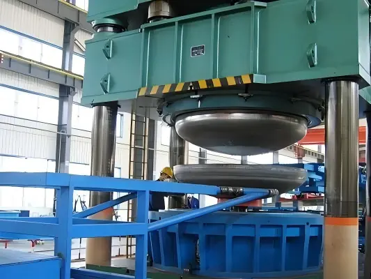 Custom hemispherical dish ends for high pressure vessels Custom hemispherical dish ends for high pressure vessels